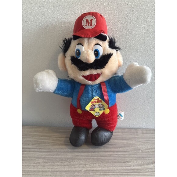 RARE! Super Mario Bros VTG 1988 *MARIO* 16” Plush Acme Nintendo W/ Tag Brand New - Picture 1 of 8